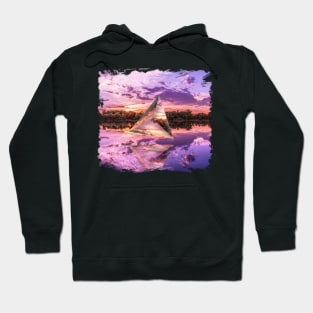 UFO in lake Hoodie